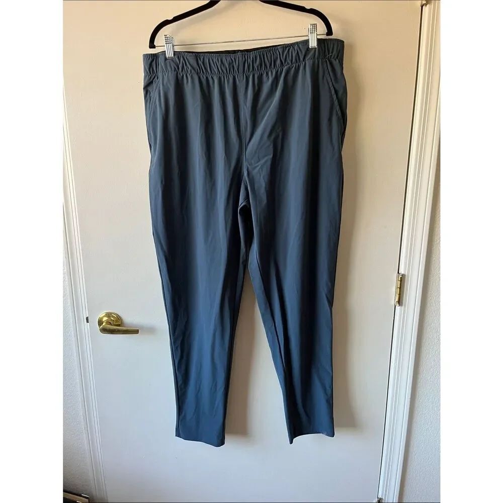 Men's Elastic Waist Joggers — Deep Slate Blue